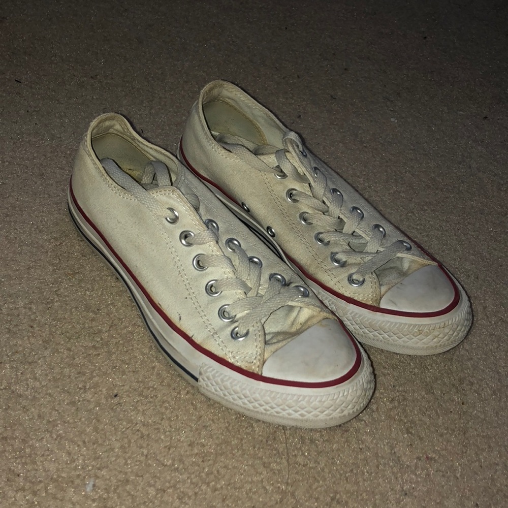 Women’s White Low Top Converse